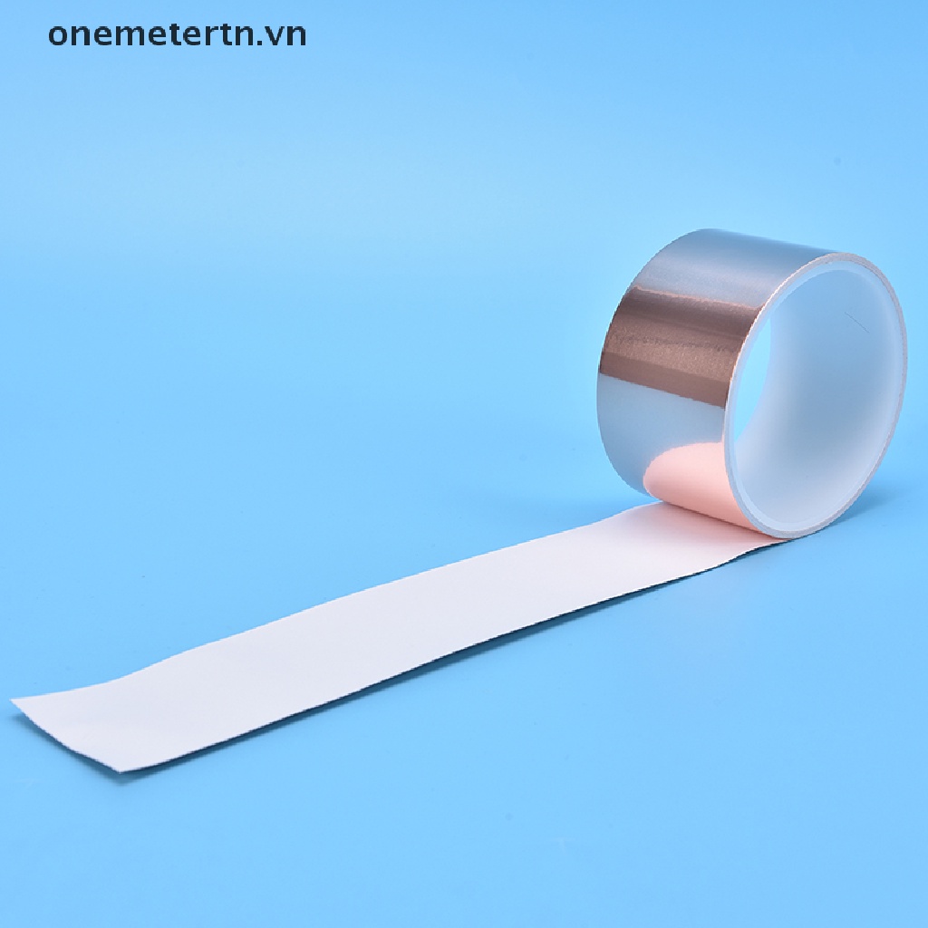 onemetertn  50mm x 3m EMI Copper Foil Shielding Tape Conductive Self Adhesive Barrier GuitarNew  VN