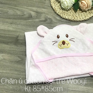 Chăn ủ cotton cho bé hình thú