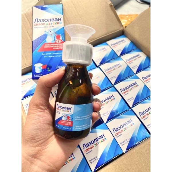 Sản phẩm siro ho Lazolvan Nga
