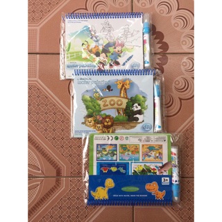 CUỐN TÔ MÀU THẦN KỲ KEM BÚT CHO BÉ