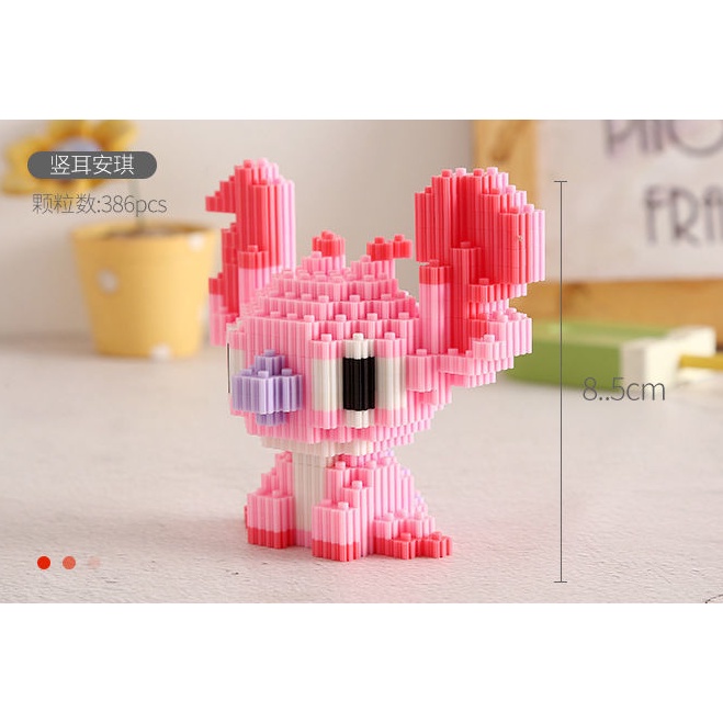 Mô hình lắp ghép Gấu Bearbrick - STick CỰC CUTE, Decor xinh xỉu