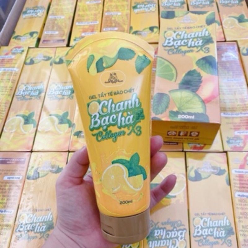 [ CHÍNH HÃNG] TẨY DA CHẾT CHANH BẠC HÀ COLLAGEN X3 | BigBuy360 - bigbuy360.vn