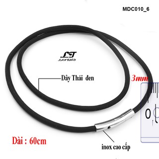 Dây chuyền sợi dù Thái cao cấp 3li khóa inox ver1 MDC010