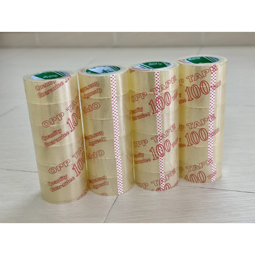 LẺ 1 CUỘN BĂNG KEO TRONG LOẠI LỚN 48MM 100 YARD, băng dính đóng gói hàng hóa sản phẩm AHY SHOP