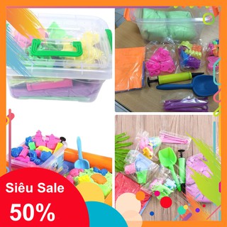 Bộ bể khuôn nặn cát động lực cho bé