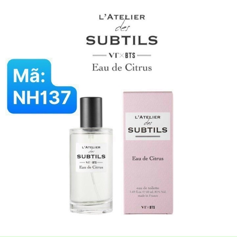 Nước hoa VT x BTS: l'Atelier des Subtils