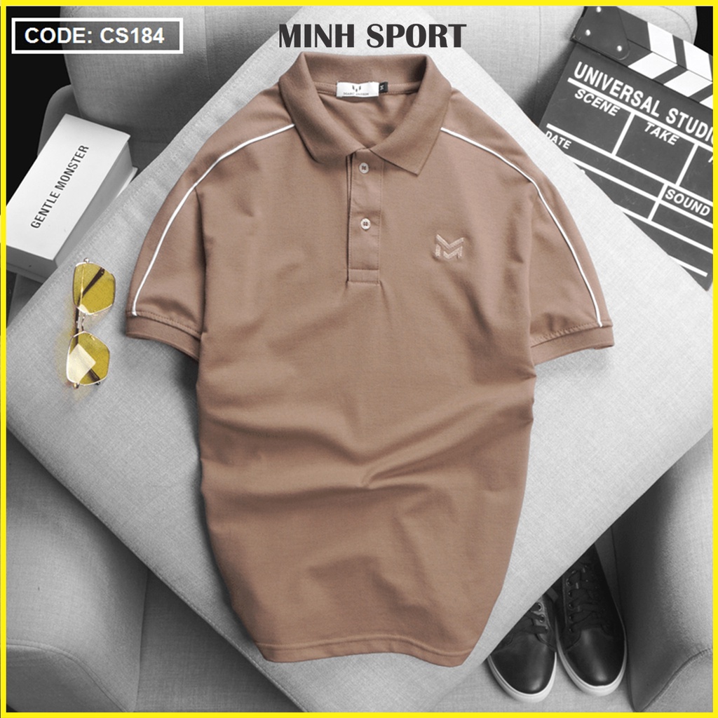 Áo Thun Polo Nam Trơn Ngắn Tay Cổ Bẻ Thời Trang Basic, Vải Thun Cá Sấu Mặc Mát, Thấm Hút Mồ Hôi Tốt mã AO.40