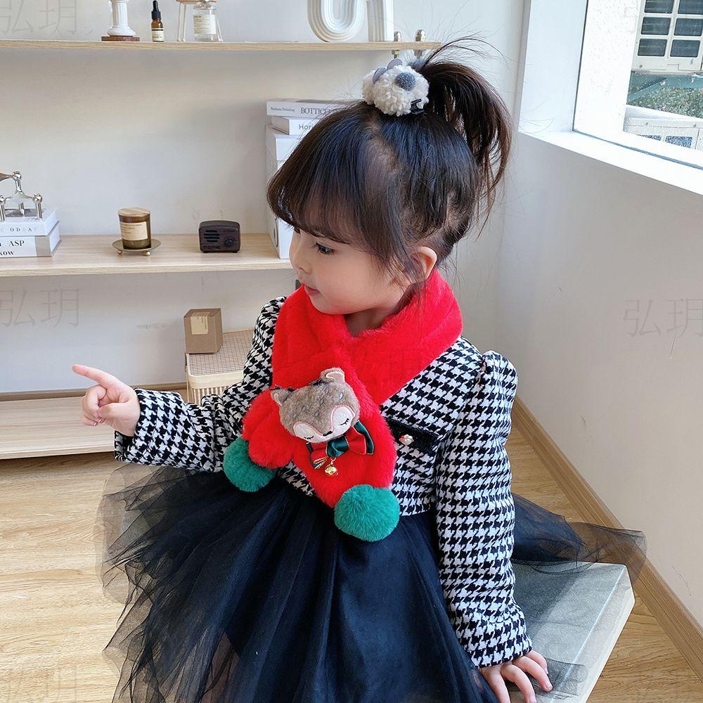 JARRED Khăn Choàng Cổ Gắn Chuông Họa Tiết Hoạt Hình Dễ Thương Cho Bé