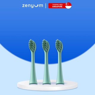 Combo 3 Đầu Bàn Chải Điện Zenyum Sonic Thay Thế - Màu Xanh Mint