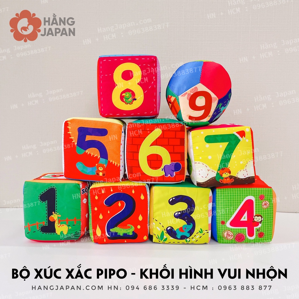 Bộ khối vải xúc sắc Pipo