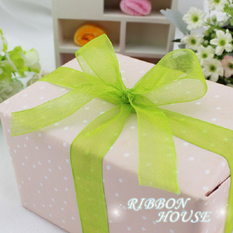 Cuộn Dây Ruy Băng Trang Trí Giáng Sinh 20mm Dài 50Yard