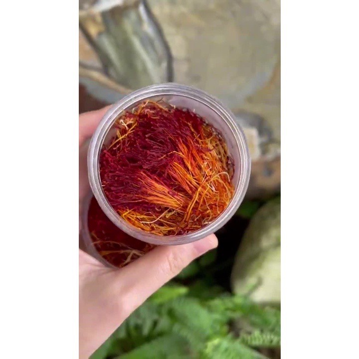 Saffron Jahan nhuỵ hoa nghệ tây thương hiệu Saffron Việt Nam hũ 3gram