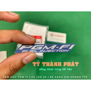 Tem chử pgm fi xe xanh