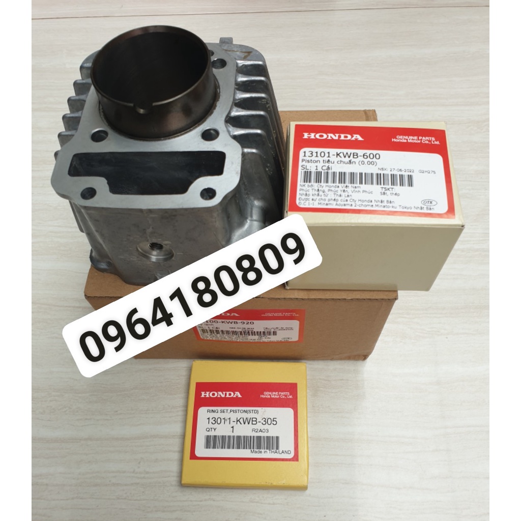 Bộ Hơi xy lanh s110 RSX 110  W110 Các đời xe số chế cơ chính hãng HONDA