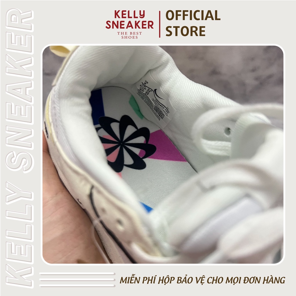 Giày Thể Thao Sneaker Dunk Low Disrupt 2 Brown Pale Màu Be Trắng - Bản Cao Cấp