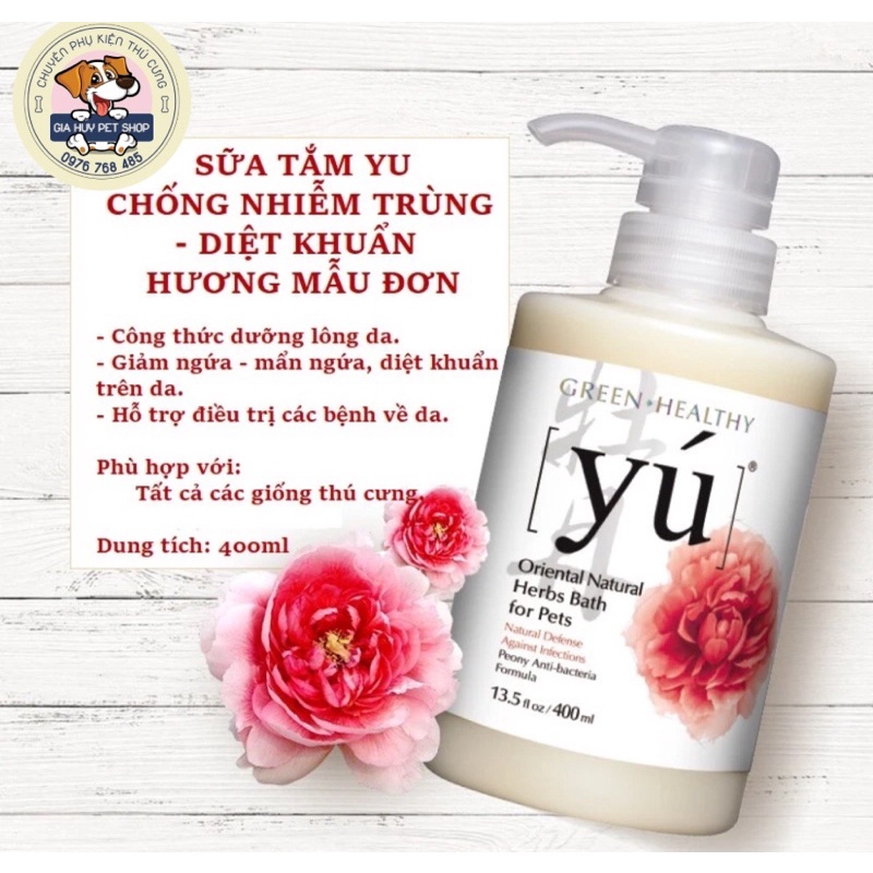 Sữa tắm ýu cho chó mèo thơm cực lâu