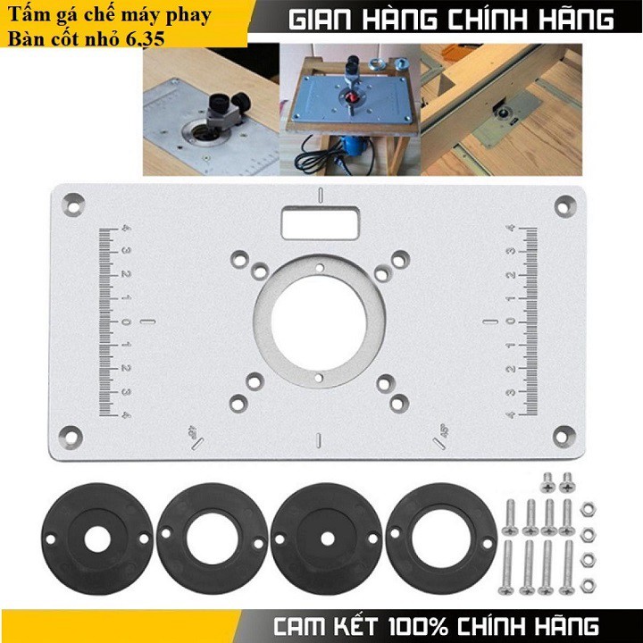 Tấm gá chế máy phay cốt nhỏ 6,35