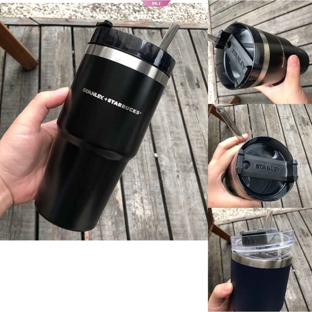 Bình Nước Starbucks 591ML Hai Lớp Bằng Thép Không Gỉ Có Ống Hút Dung Tích 2