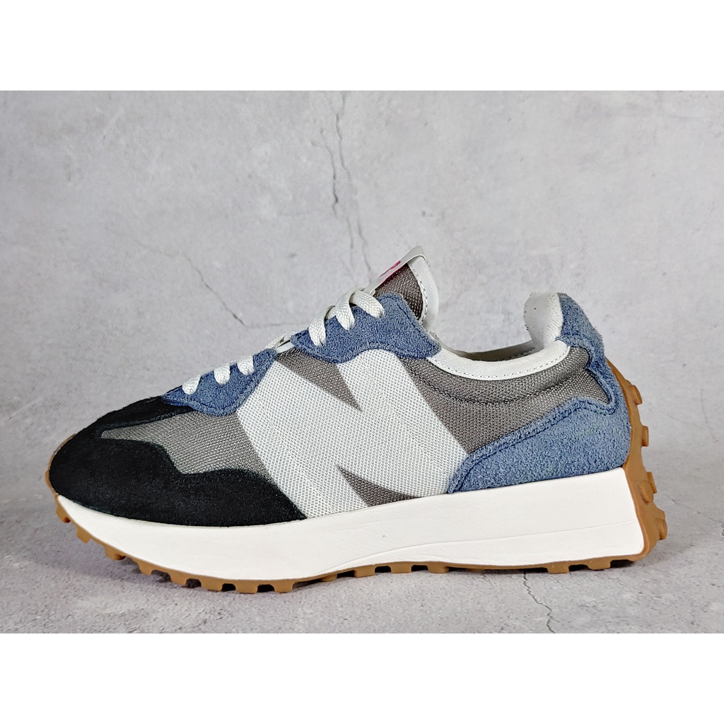 (SIZE 36) Giày thể thao chính hãng 2hand NEW BALANCE 327 GREY NAVY BLACK