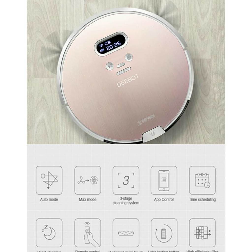 Robot Hút Bụi Lau Nhà Ecovacs DF35 Hàng Trưng Bày