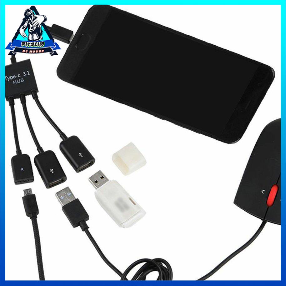 Cáp mở rộng USB Hub Type-c 3 Dây mở rộng tương thích Cáp dữ liệu nhanh [8/22]