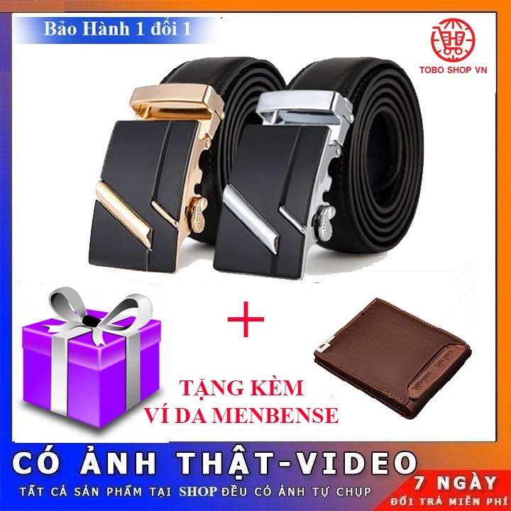 [  HÀNG HIỆU ] Thắt Lưng Da Nam Cao Cấp + [ TẶNG KÈM VÍ DA MENBENSE ] Phong Cách Thời Trang Sành Điệu | Siêu Bền Đẹp !