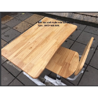 Bộ bàn học sinh gỗ tự nhiên BHS-14-07CS