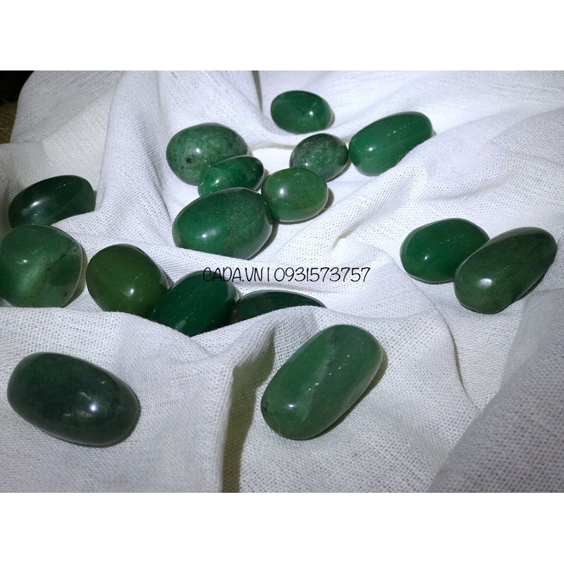 (3 viên) AVENTURINE TUMBLED - sỏi thach anh xanh | BigBuy360 - bigbuy360.vn