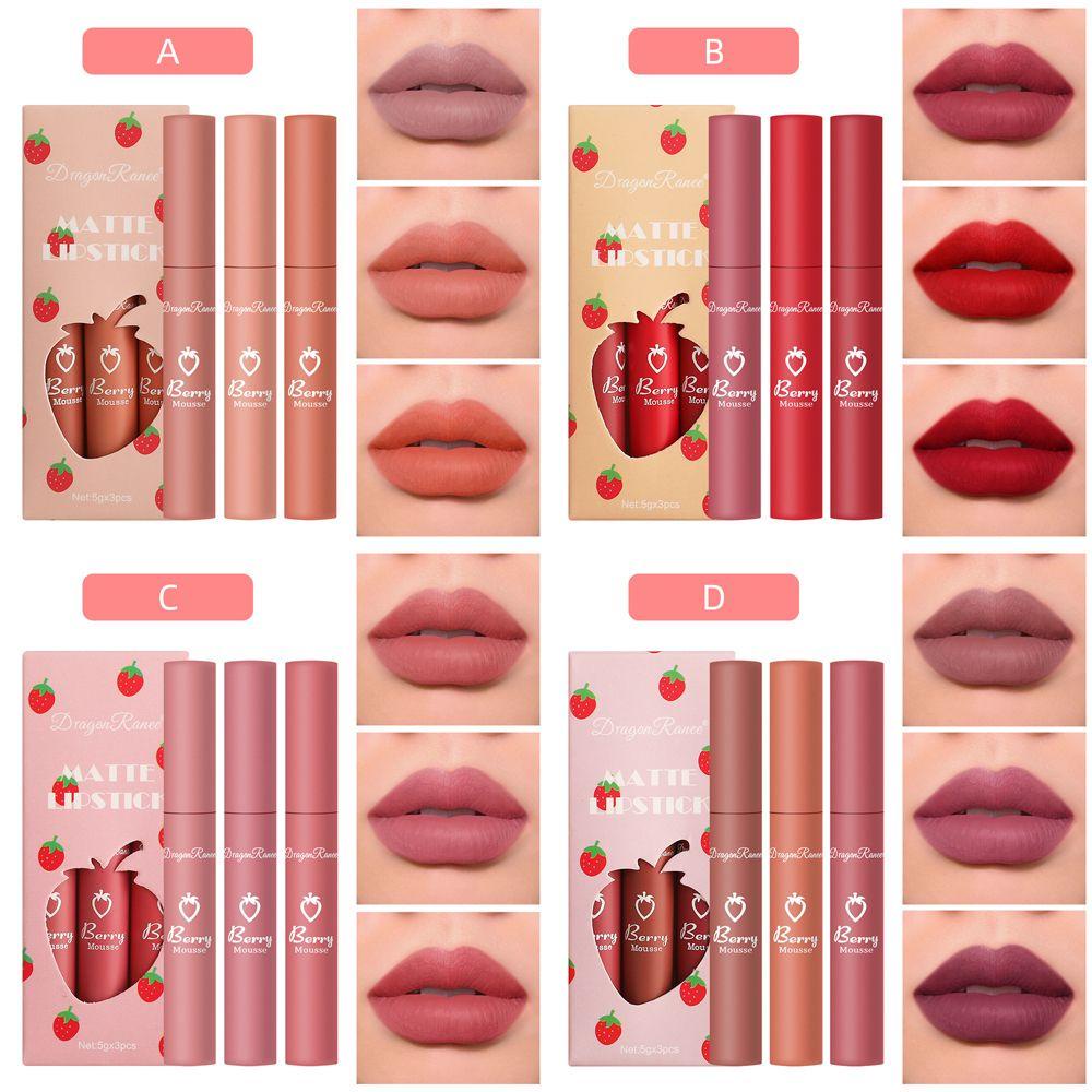 Set 3 Son Kem Lì MAXG Chống Nước Tốt Cho Sức Khỏe