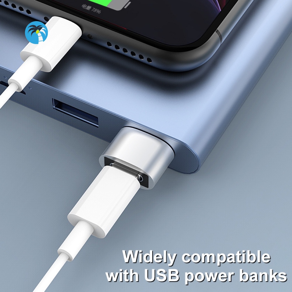 Set 2 Đầu Chuyển Đổi Type-C Sang Usb Bằng Hợp Kim Nhôm Cho Điện Thoại | BigBuy360 - bigbuy360.vn