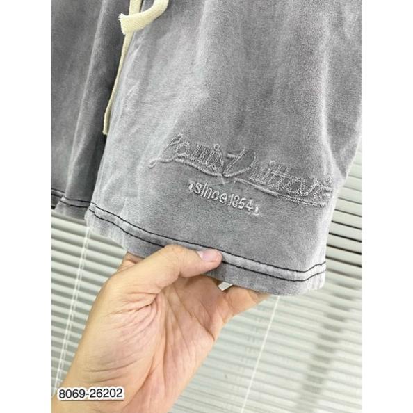 Bộ Nam LV Thêu Chữ Chất Cotton mát Mịn - Bộ LV Nam Vải Loang Cao Cấp