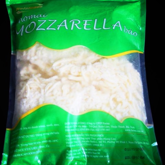 Phô mai MOZZARELLA bào (Nửa ký)