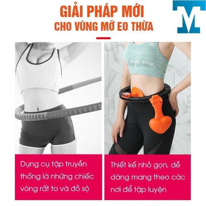 Vòng lắc giảm eo Hula có đồng hồ đo số vòng thông minh