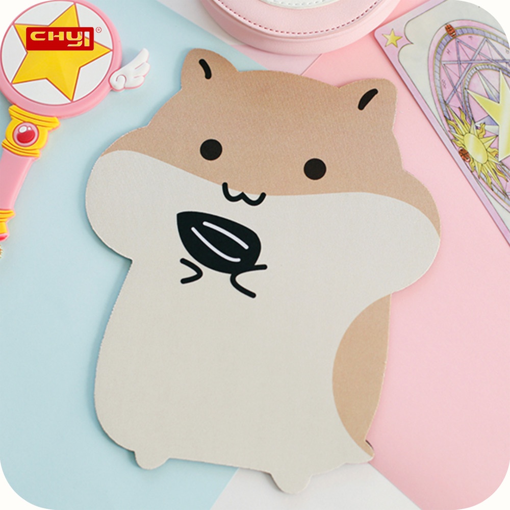 Chuột không dây 2400 DPI Hình Động Vật Dễ Thương 3D Hamster Chuột Quang Không Dây Chất lượng cao Chuột im lặng quang học Chuột chơi game máy tính tiện dụng USB dành cho máy tính xách tay