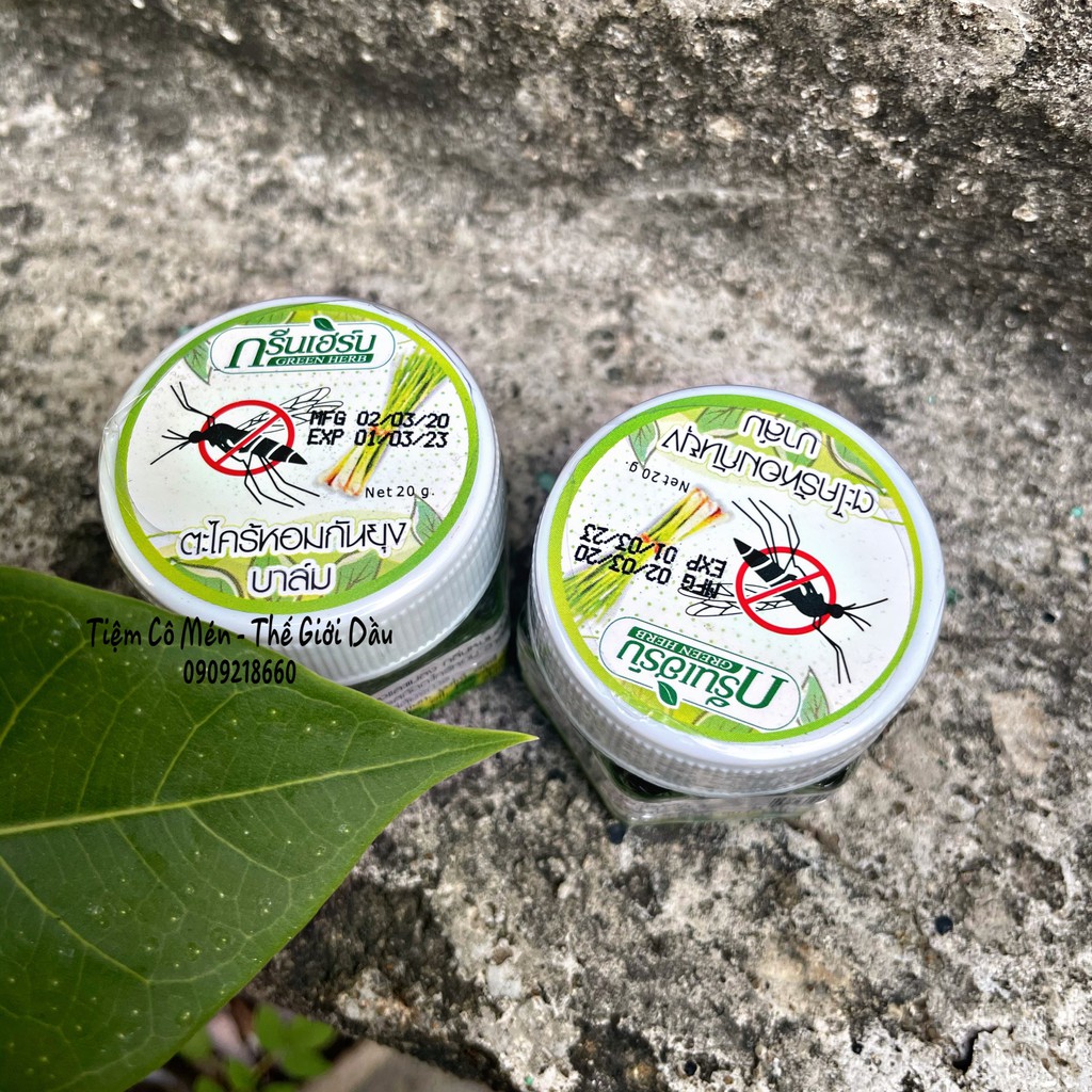 Dầu Cù Là Sả Đuổi Muỗi Green Herb Thái Lan - Hàng Nội Địa Thái - Sản Phẩm Được Ưa Chuộng