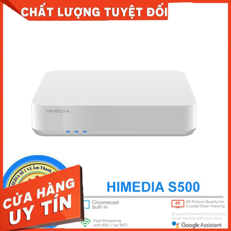 BOX TIVI HIMEDIA S500 - ANDROID TV CHÍNH CHỦ GOOGLE 9.0, RAM 2G, - Hàng chất lượng