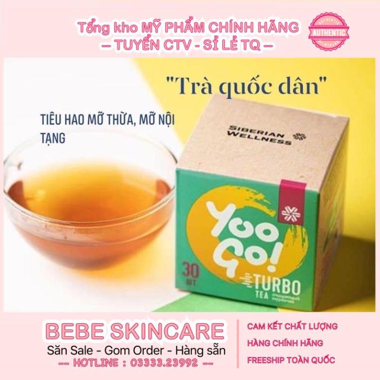 [FreeShip] Trà Yoo go Turbo Tea Body T Siberian Health - ( 30 túi/hộp )