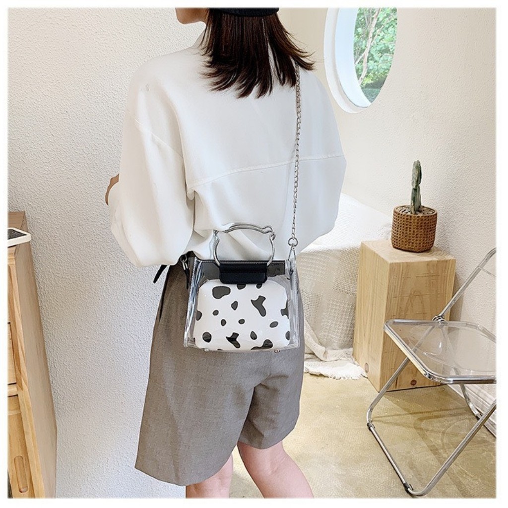 Túi Bò Sữa Đeo Chéo Nữ Giá Rẻ HA74 Chất Da Mềm Đẹp Size 14 | BigBuy360 - bigbuy360.vn