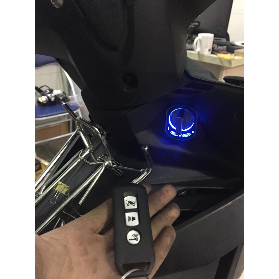 Khóa smartkey dành cho xe Winner, Wave, Future núm CNC