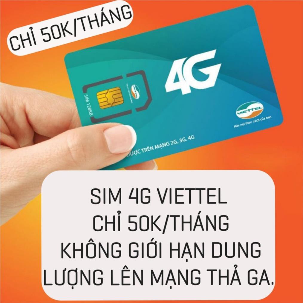 SIM Viettel 4G Umax50N Không Giới Hạn Lưu Lượng Tốc Độ Cao | Max Băng Thông