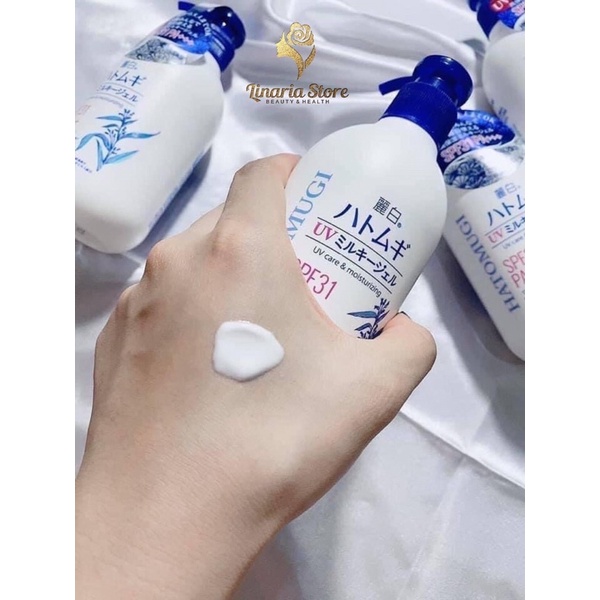 Sữa Dưỡng Thể Trắng Da Chống Nắng HATOMUGI SPF31 PA+++ 250ml | BigBuy360 - bigbuy360.vn