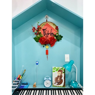 Mẹt hoa trang trí tết