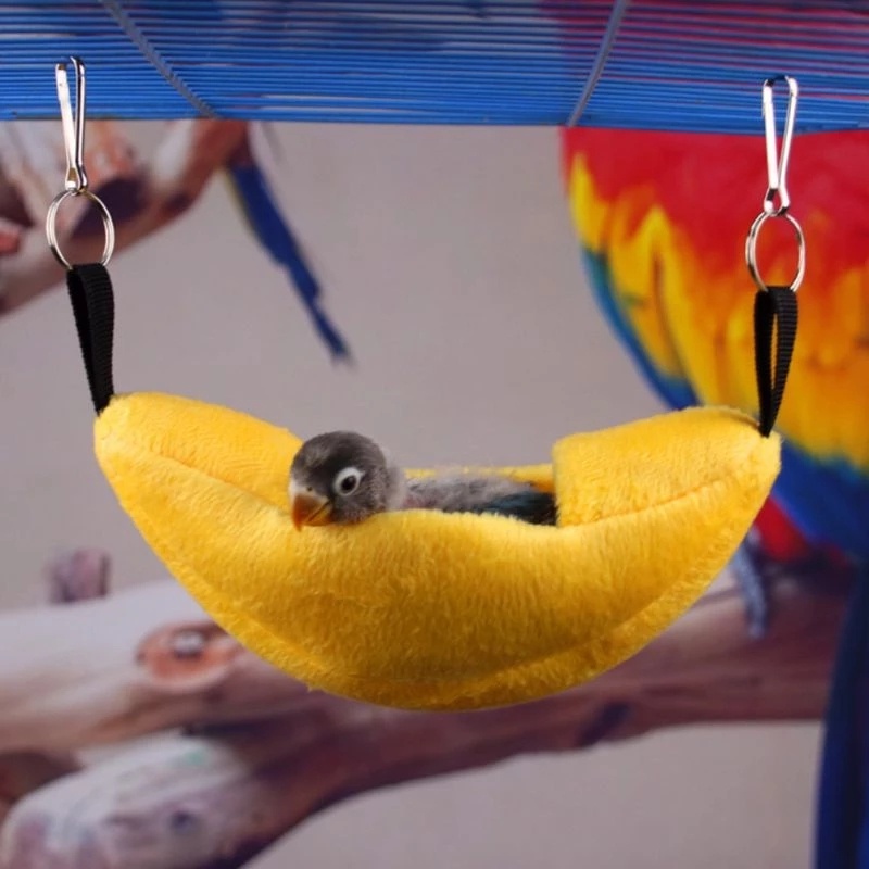 Võng treo ấm áp hình trái chuối cho chuột Hamster