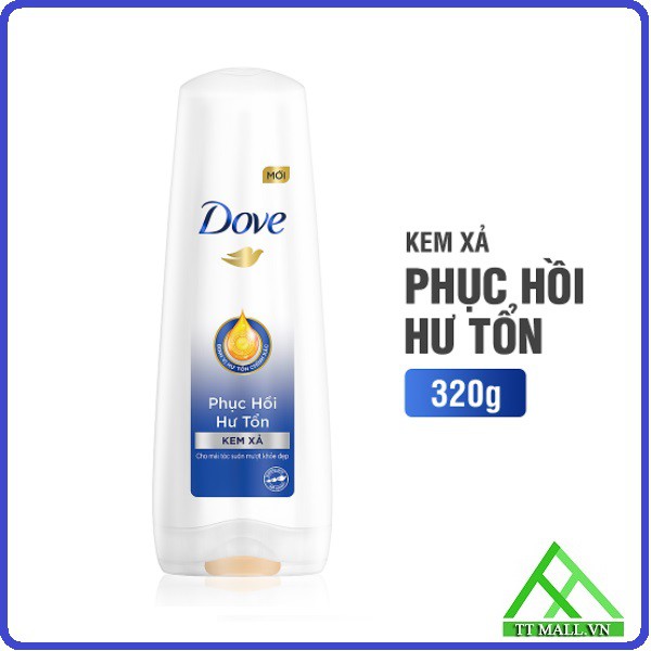 Kem Xả Dove Phục Hồi Hư Tổn 320g