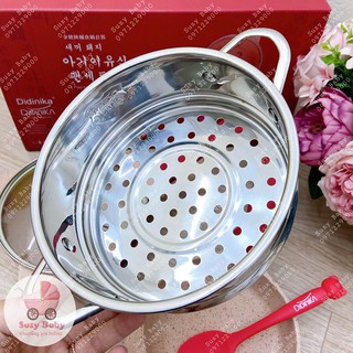 KHAY HẤP THỰC PHẨM INOX CHO BÉ KÍCH THƯỚC 16cm/18cm
