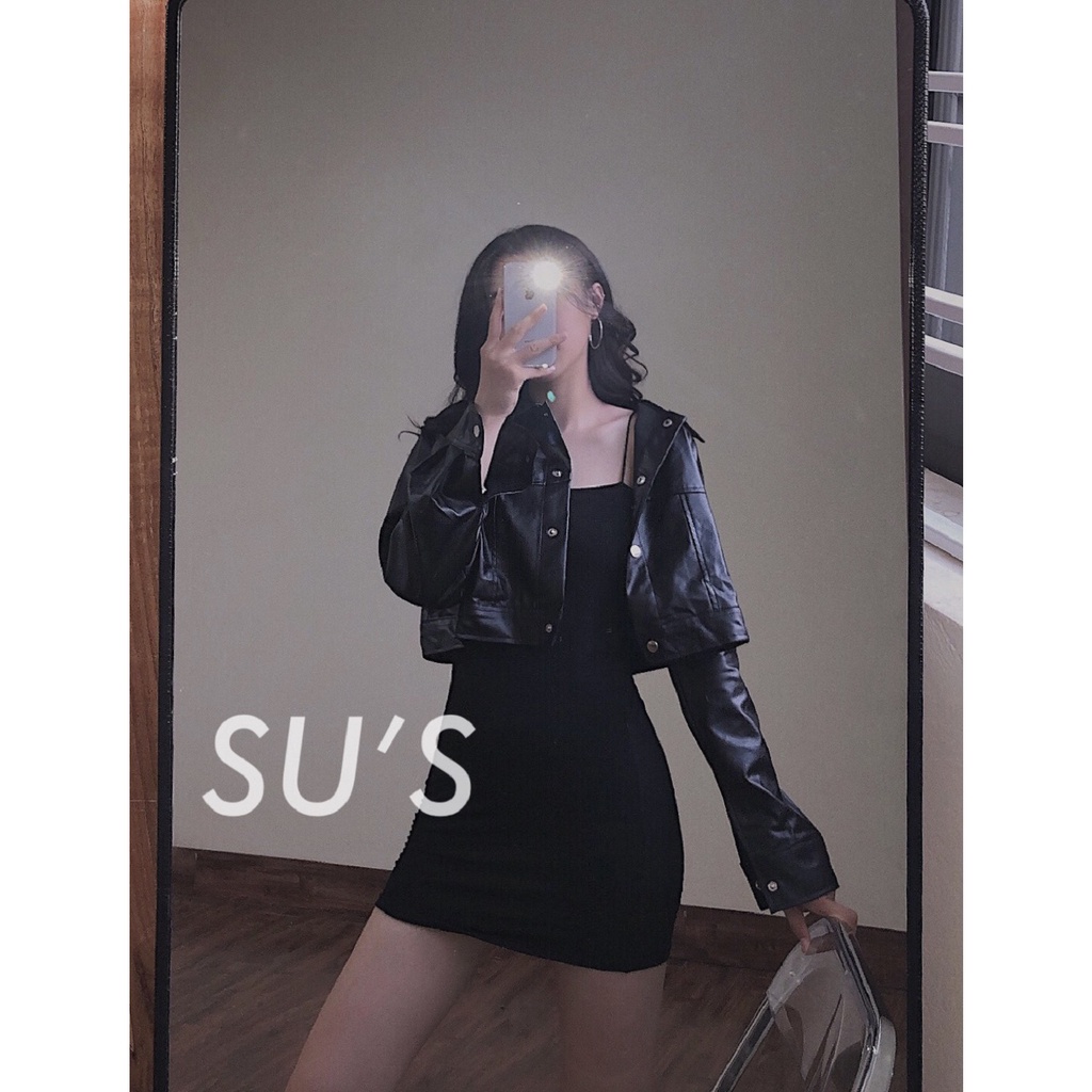 Váy 2 dây body trơn V504 SUSTORE