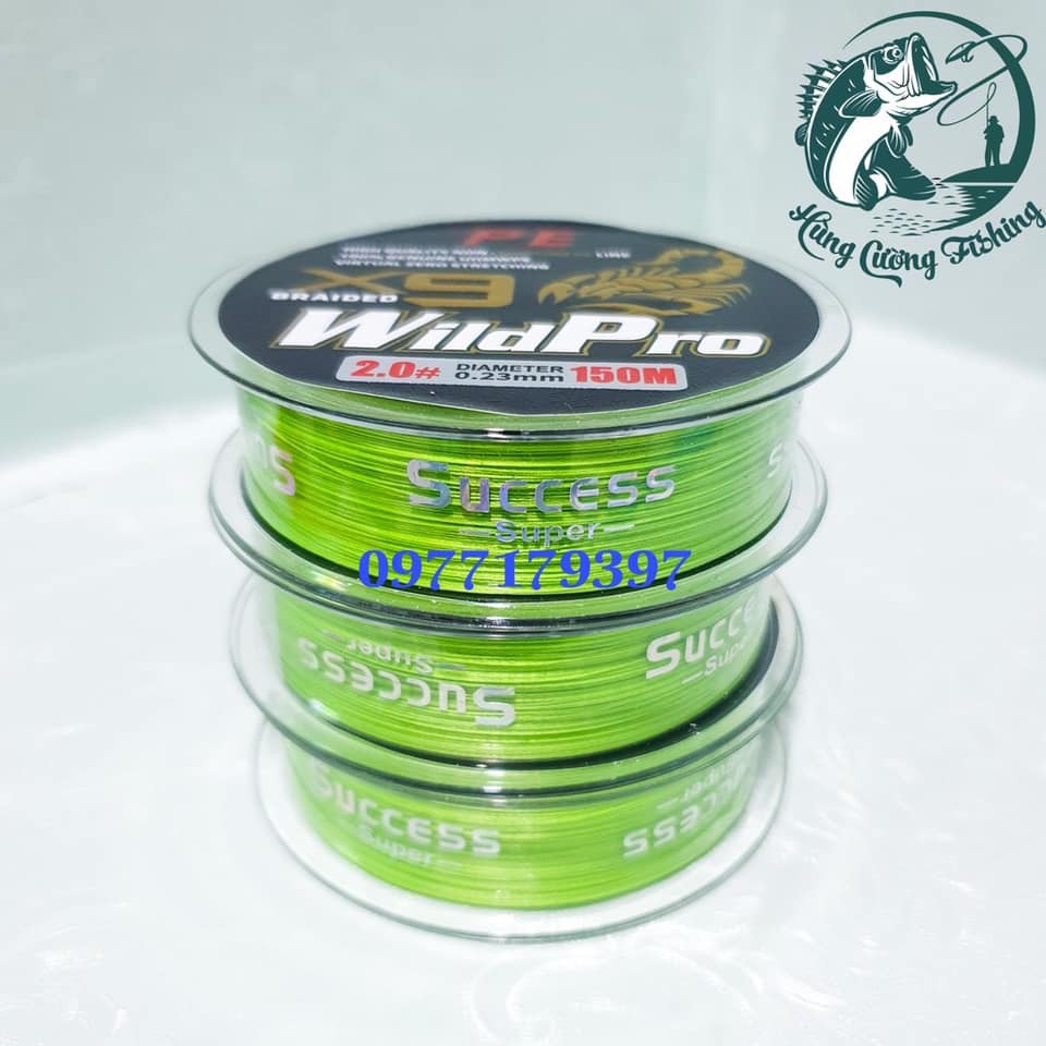 Dây dù PE Siêu Bền Câu Cá Dù x9 wild pro 150m THẾ GIỚI ĐỒ CÂU LURE 68 Dây Dù Câu Cá Siêu Bền A10