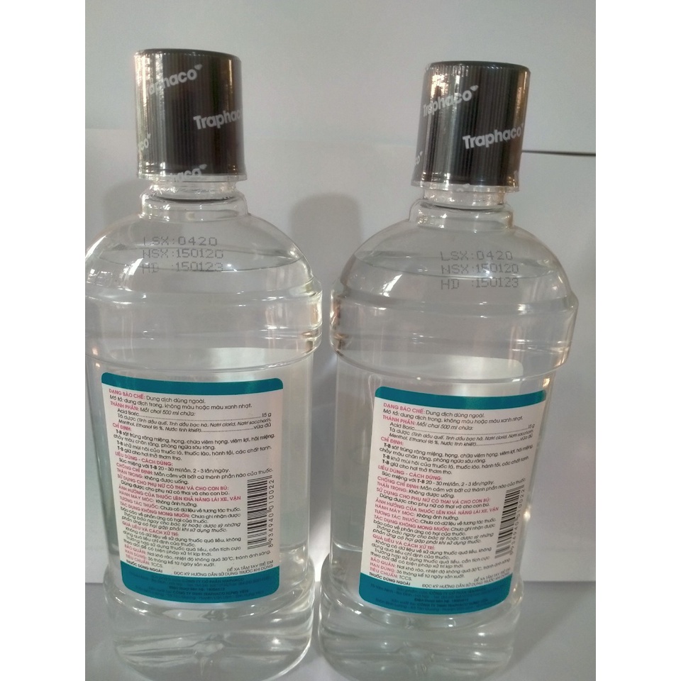 Nước súc miệng T-B chai 500 ml