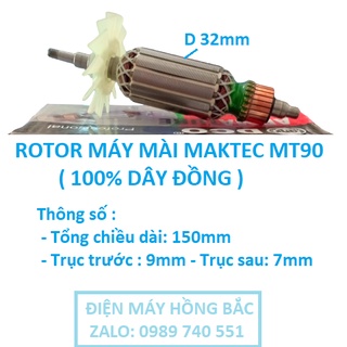 Rotor máy mài MT 90 dây đồng loại tốt