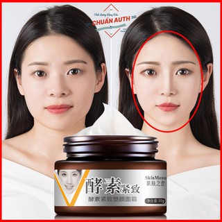 Kem Tan Mỡ Mặt V-Shape Face Line Lift Firming Enzyme Collagen Cream Double Chin - T012